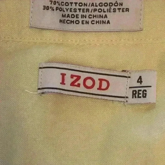 IZOD Boys 3T long sleeve button up shirt - Picture 3 of 3